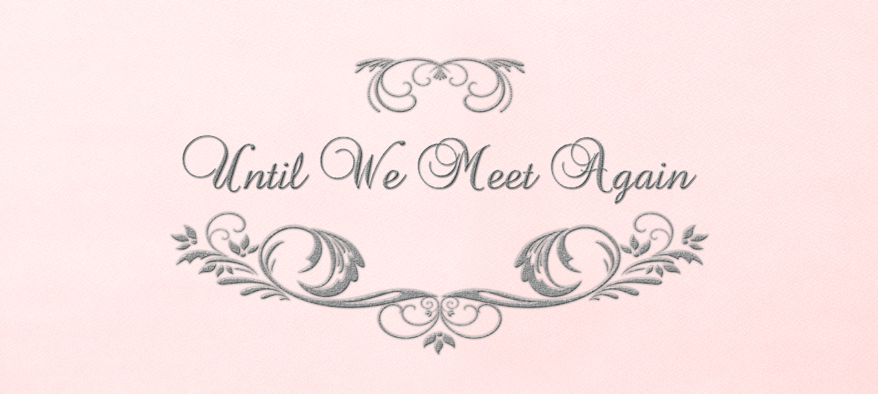 Until We Meet Again (Pink Faux) PROOF